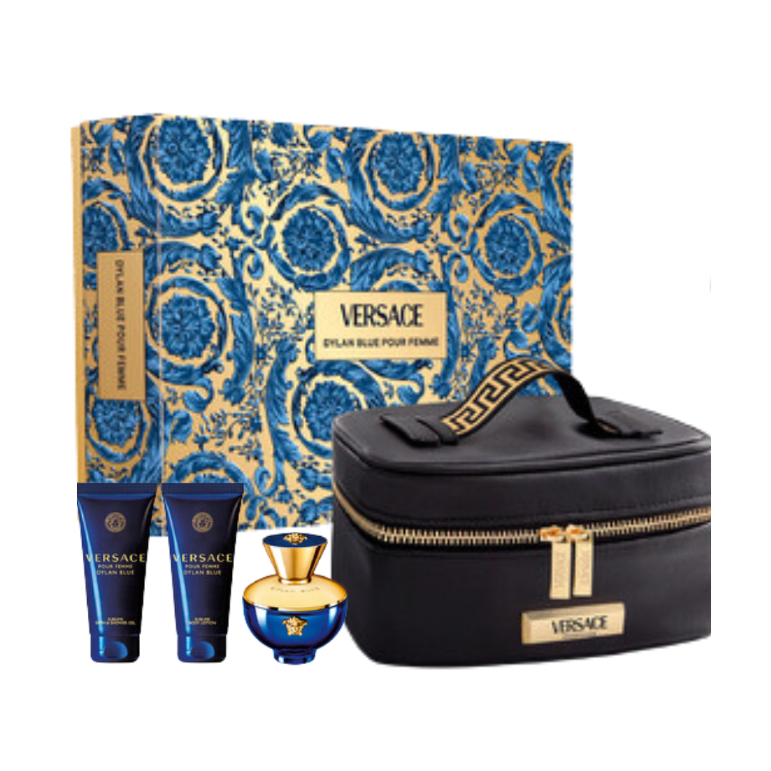 VERSACE DYLAN BLUE 4 PCS GIFT SET FOR WOMEN